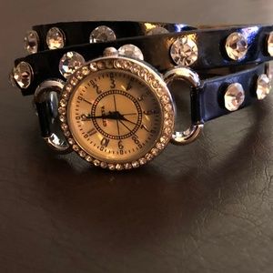 Geneva Wrap Bracelet Watch